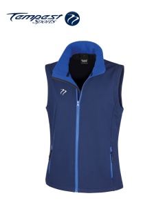 Tempest Navy Royal Soft Shell Gilet